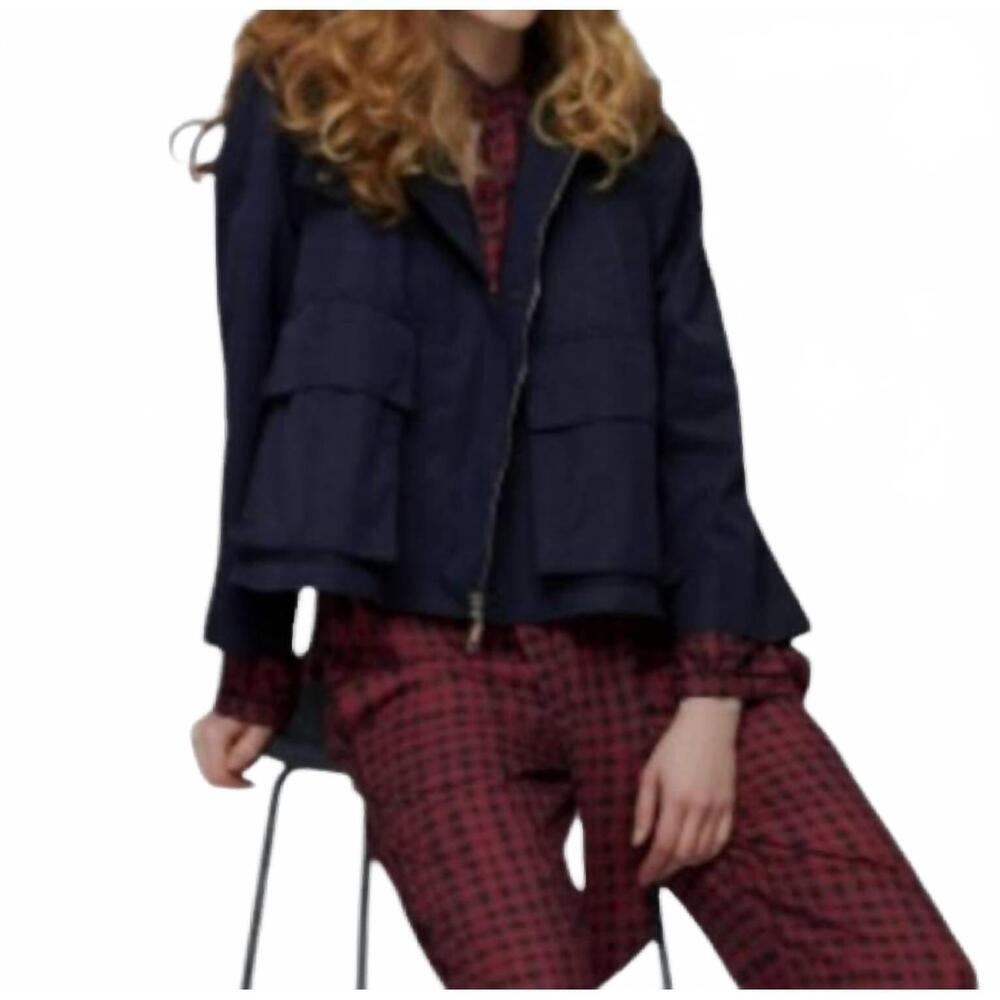 NEW ETTA short parka jacket in midnight